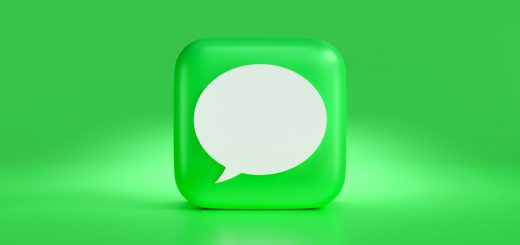 iMessage Icon on Green Background